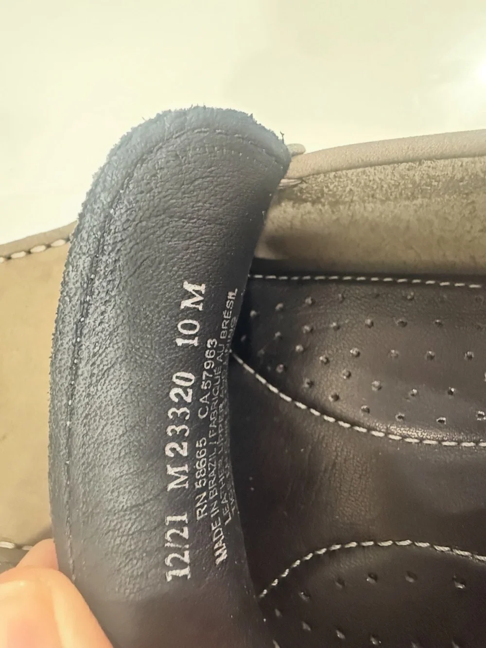 Nordstrom Rack taupe suede
